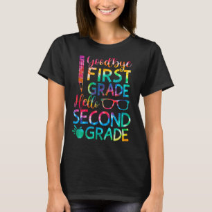 Goodbye First Grade Hello Second Grade Graduation T-Shirt