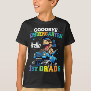 Goodbye Kindergarten Graduation Dinosaur Trex  T-Shirt