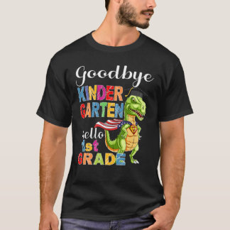 Goodbye Kindergarten Hello 1st Grade Graduation Di T-Shirt