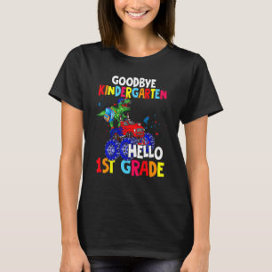 Goodbye Kindergarten Hello 1st Grade Rex Monster T T-Shirt