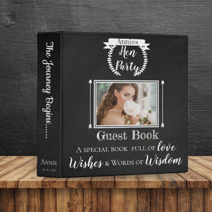 Goodbye Miss Hello Mrs. bachelorette Hen party  Binder