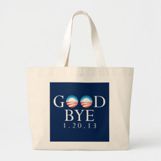 GOODBYE Obama Large Tote Bag