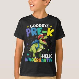 Goodbye Pre-k graduation Dinosaur T rex T-Shirt