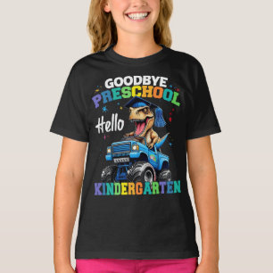 Goodbye Preschool Monster Truck T rex Graduation T-Shirt