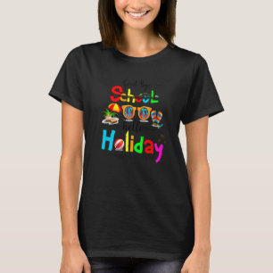 Goodbye School Hello Pool Backdrop For Kids  1 T-Shirt