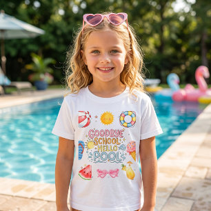 Goodbye School Hello Pool T-Shirt