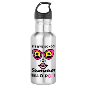 Goodbye School Hello Summer Pool   532 Ml Water Bottle