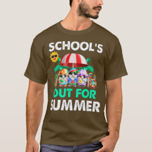 Goodbye School Hello Summer Schools Out For Summer T-Shirt