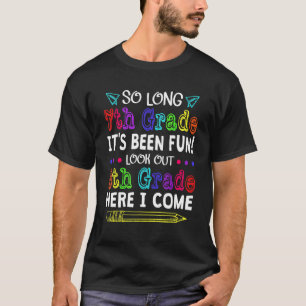 Goodbye Seventh Grade Welcome 8th Grade Back To Sc T-Shirt