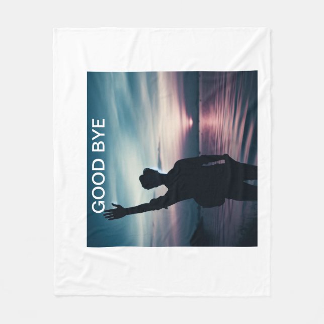 "Goodbye to the YEAR" Fleece Blanket (Front)