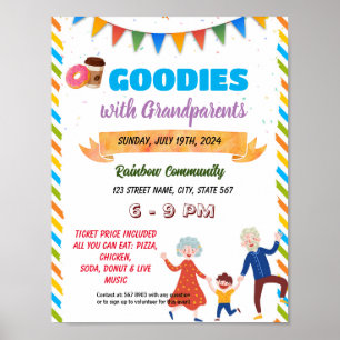 Goodies for Grandparents event flyer poster