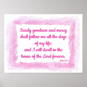 Goodness and Mercy Poster