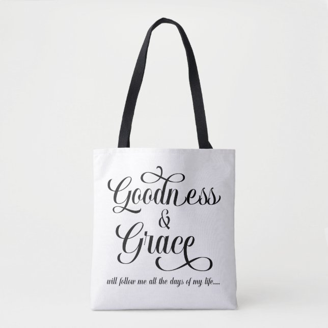 Goodness & Grace Tote Bag (Front)