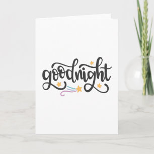 Goodnight Card