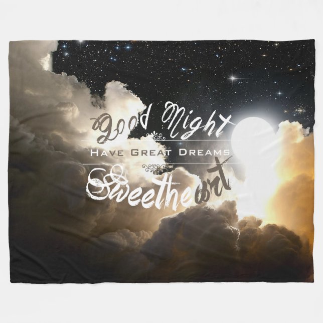 GoodNight Collection - Fleece Blanket (Front (Horizontal))