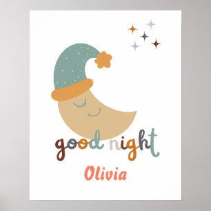 Goodnight Moon Nursery Room Poster