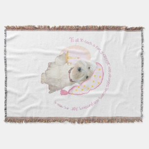 Goodnight Pink Throw Blanket