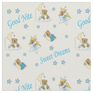 Goodnight Teddy Bears Fabric