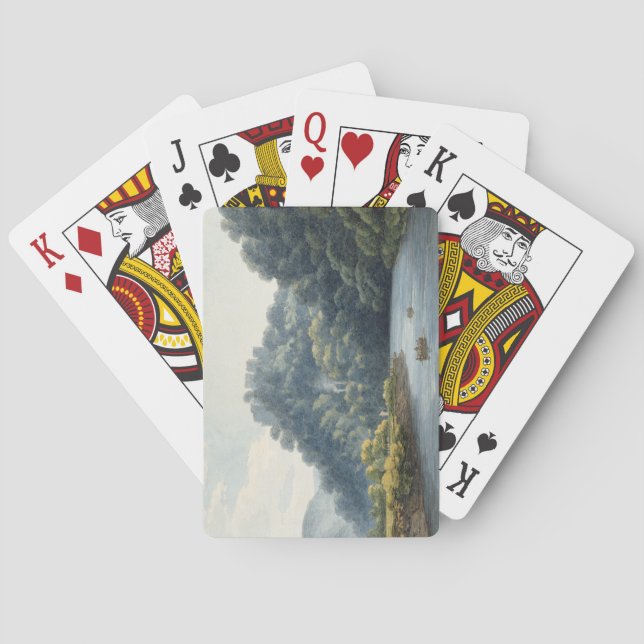 Goodrich Castle on the Wye (w/c, pen & ink, chalk Playing Cards (Back)
