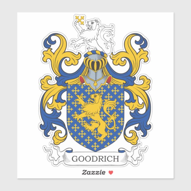 Goodrich Family Crest (Sheet)