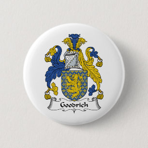 Goodrich Family Crest 2 Inch Round Button