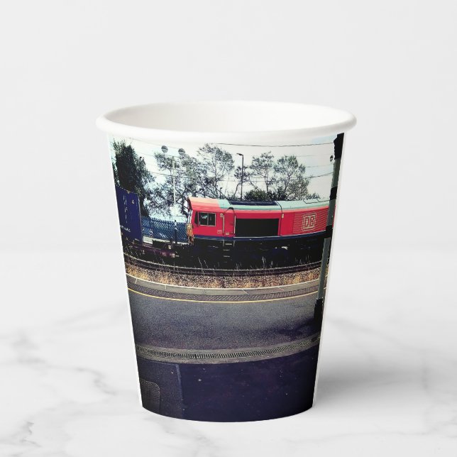 Goods train paper cups (Front)