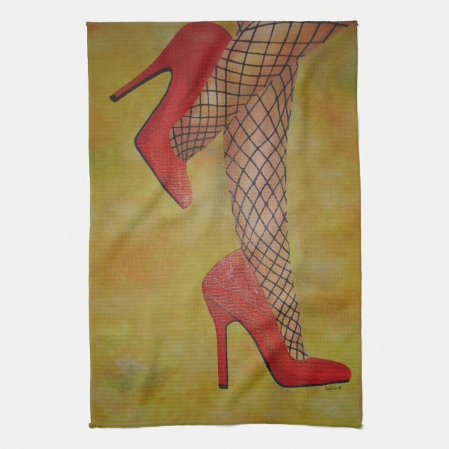 Goody Two Shoes Kitchen Towel (Vertical)