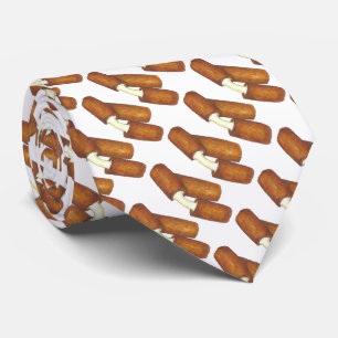 Gooey Fried Mozzarella Cheese Sticks Junk Food Tie