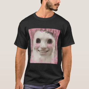 Goofy Ahh Cat Meme Dank Cursed Weirdcore Cringey B T-Shirt
