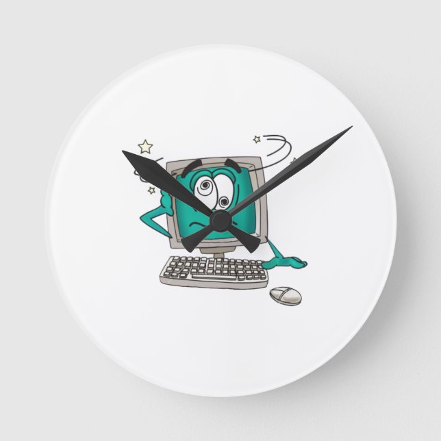 *GOOFY COMPUTER** & GREAT OFFICE CLOCK (Front)