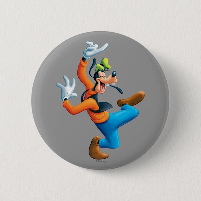 Goofy | Dancing 2 Inch Round Button (Front)
