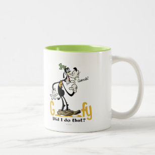 Goofy - Did I do that? Two-Tone Coffee Mug