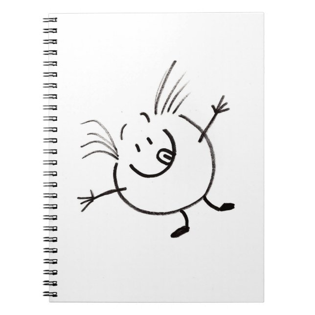 Goofy Doodle Guy Notebook (Front)