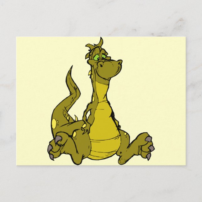 Goofy Dragon Postcard (Front)