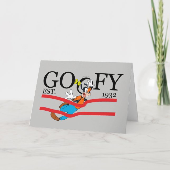 Goofy Est. 1932 Card (Front)