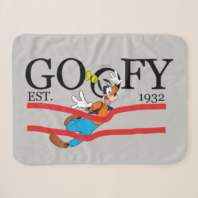 Goofy Est. 1932 Sherpa Blanket (Front (Horizontal))