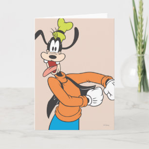 Goofy Excited Card