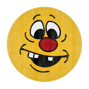 Goofy Face Grumpey Cutting Board