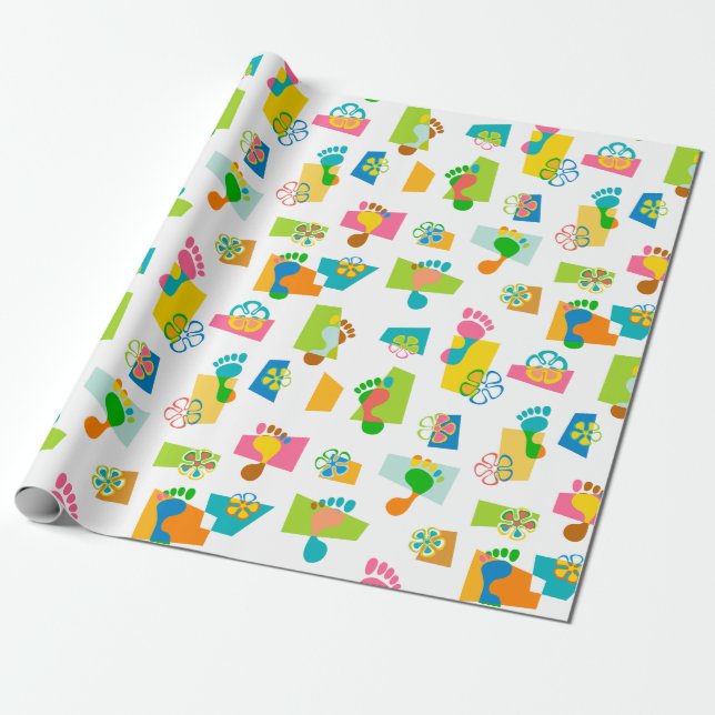 Goofy Footin' Wrapping Paper (Unrolled)