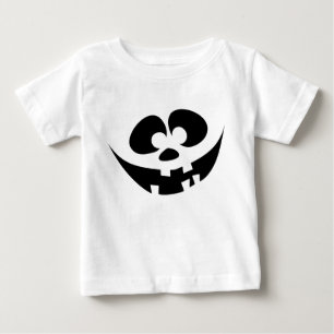 Goofy Funny Jack-o'-lantern face Baby T-Shirt