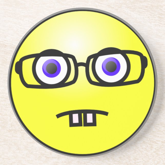 Goofy Geek Face Coaster (Front)