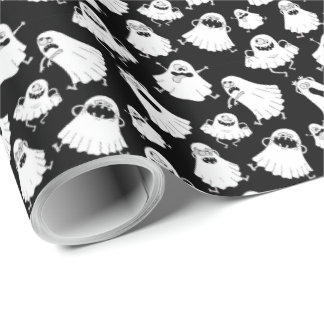 Goofy Ghosts Wrapping Paper
