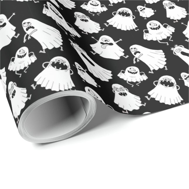 Goofy Ghosts Wrapping Paper (Roll Corner)