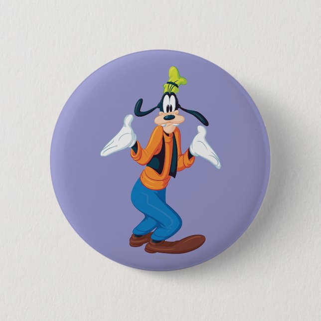 Goofy | Hands Out 2 Inch Round Button (Front)