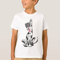 Goofy Harlequin Great Dane