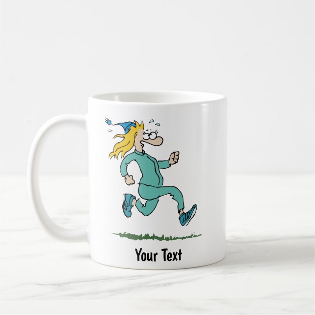 Goofy Jogger Mug – Customizable Running Gift (Left)