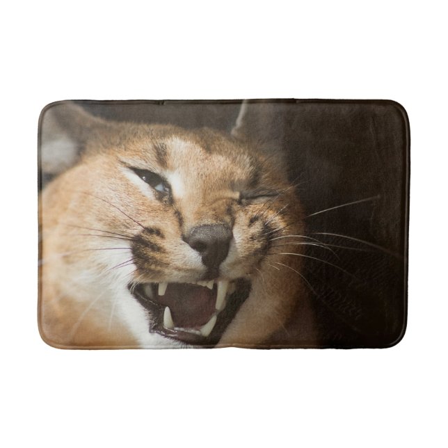 Goofy Lynx Bath Mat (Front)