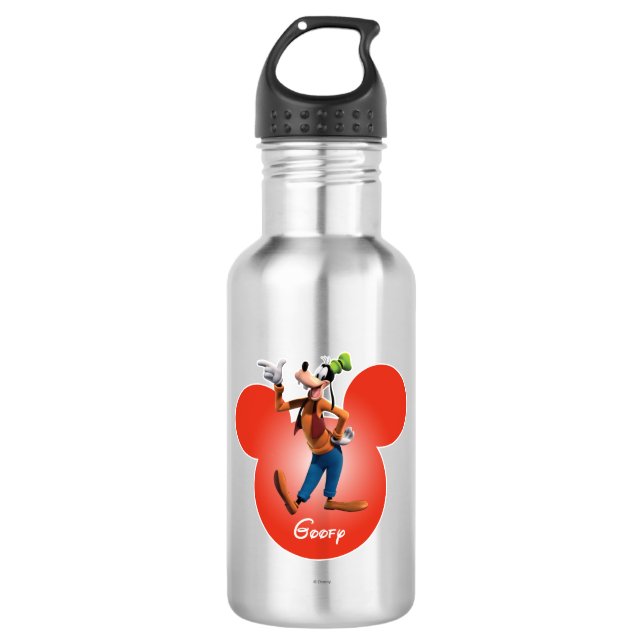 Goofy | Mickey Head Icon 532 Ml Water Bottle (Front)