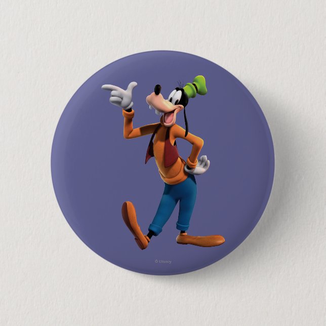 Goofy | Pointing 2 Inch Round Button (Front)