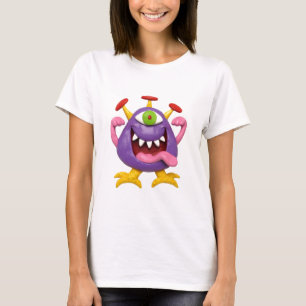 Goofy Purple Monster T-Shirt